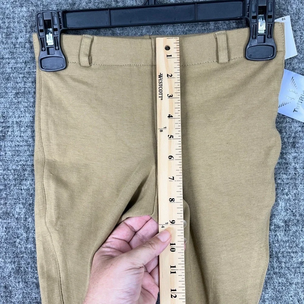 TuffRider Starter Lowrise Pull On Jods Equestrian Riding Breeches Tan 10‎ Kids